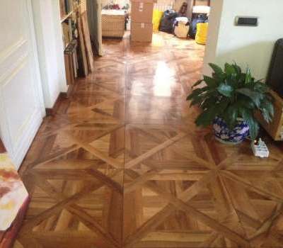 Lavori speciali pavimenti in legno a disegno